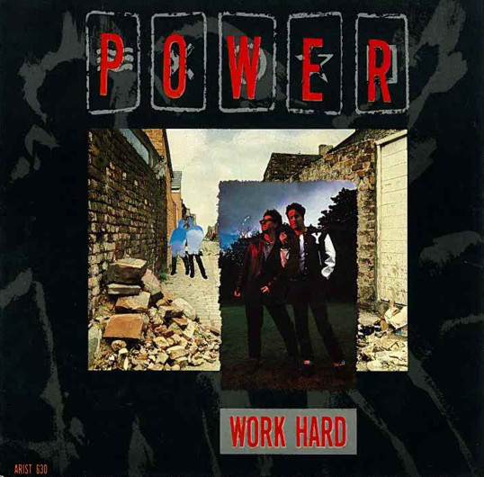 Power - Work Hard - Used Vinyl Record 7" image 1