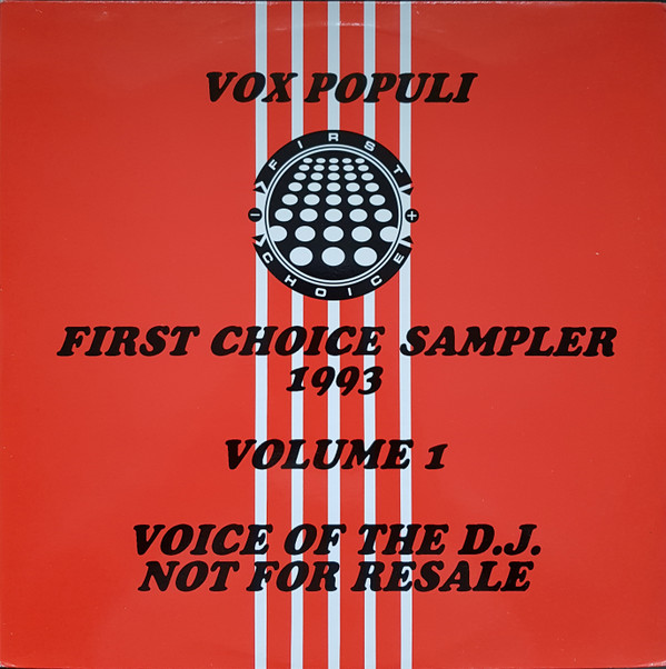 Various - Vox Populi: First Choice Sampler 1993 Volume 1 - Used image 1