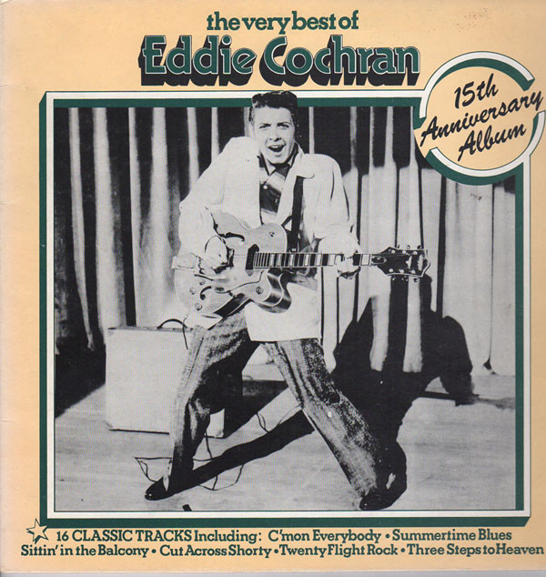 Eddie Cochran - Very Best Of  - 15th Anniversary Album - Used Vinyl Rec image 1