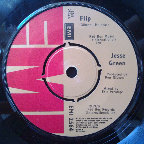 Jesse Green - Flip - Used Vinyl Record 7" image 1