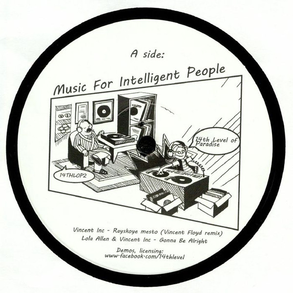 Vincent Inc - Music For Intelligent People - Used Vinyl Record 12" image 1