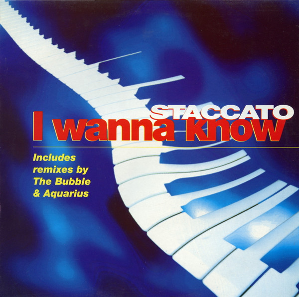 Staccato - I Wanna Know - Used Vinyl Record 12" image 1