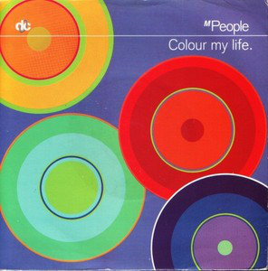 M People - Colour My Life - Used Vinyl Record 7" image 1