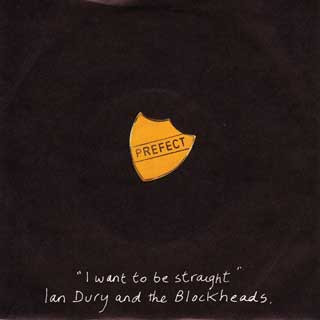 Ian Dury And The Blo - I Want To Be Straight - Used Vinyl Record 7" image 1