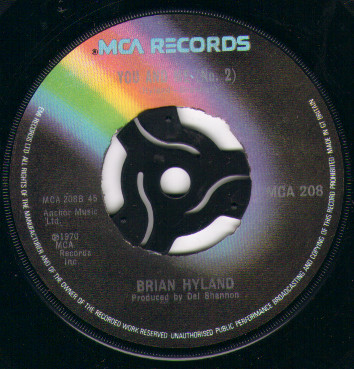 Brian Hyland - Gypsy Woman - Used Vinyl Record 7" image 1