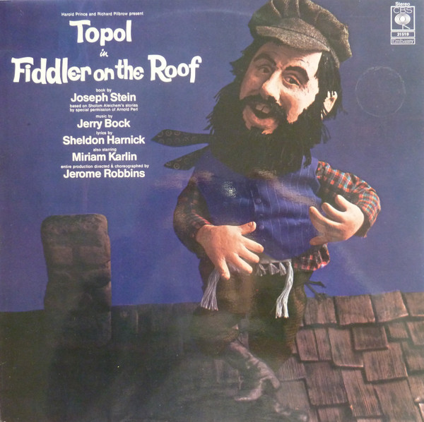 Topol - Fiddler On The Roof - Used Vinyl Record image 1