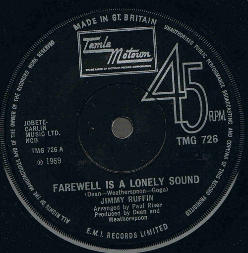 Farewell Is A Lonely Sound