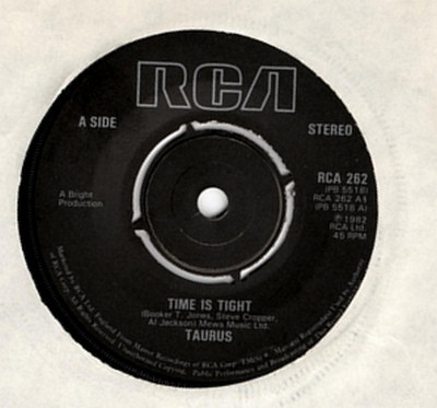 Taurus - Time Is Tight - Used Vinyl Record 7" image 1