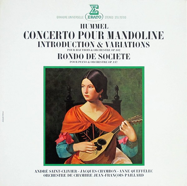 Concerto Pour Mandoline / Introduction & Variations / Rondo De Societe