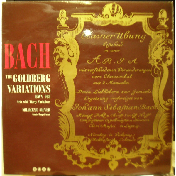 Johann Sebastian Bac - Goldberg Variations - Used Vinyl Record image 1