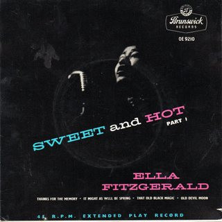 Ella Fitzgerald - Sweet And Hot Part 1 - Used Vinyl Record 7" image 1