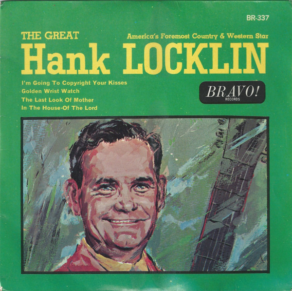 Hank Locklin - Great - Used Vinyl Record 7" image 1