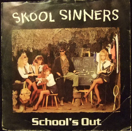 Skool Sinners - School's Out - Used Vinyl Record 7" image 1