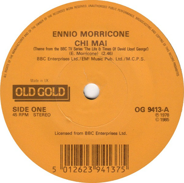 Ennio Morricone - Chi Mai / Who Pays The Ferryman? - Used Vinyl Recor image 1