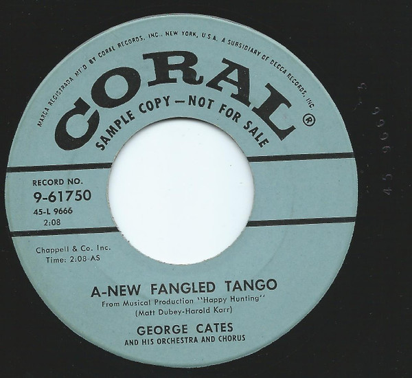 A-New Fangled Tango / Much Better, Thanks