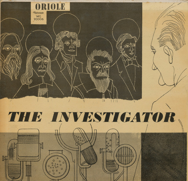 John Drainie - Investigator - Used Vinyl Record image 1