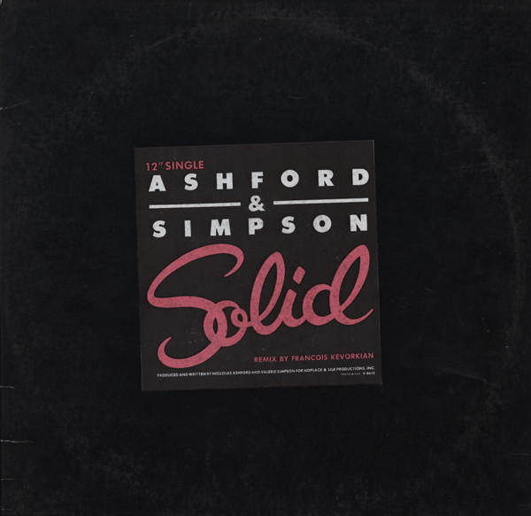 Ashford & Simpson - Solid (Remix By Francois Kevorkian) - Used Vinyl Re image 1