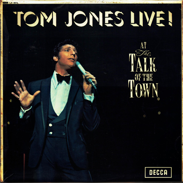 Tom Jones - Live! At The Talk Of The Town - Used Vinyl Record image 1