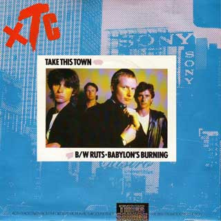 XTC - Take This Town / Babylon's Burning - Used Vinyl Record 7" image 1