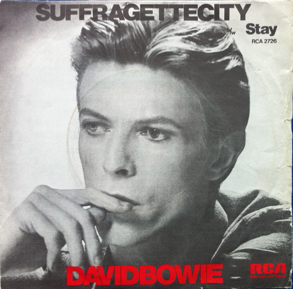 David Bowie - Suffragette City b/w Stay - Used Vinyl Record 7" image 1
