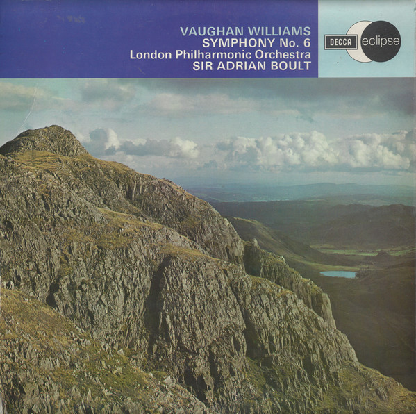 Ralph Vaughan Willia - Symphony No. 6 - Used Vinyl Record image 1