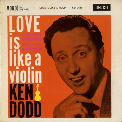 Ken Dodd - Love Is Like A Violin - Used Vinyl Record 7" image 1