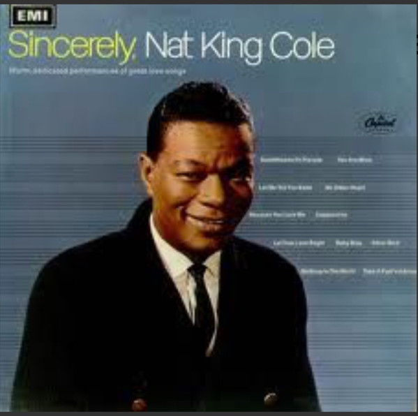 Nat King Cole - Sincerely, - Used Vinyl Record image 1