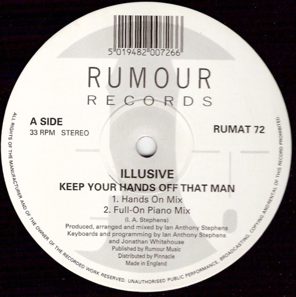 Illusive - Keep Your Hands Off That Man - Used Vinyl Record 12" image 1