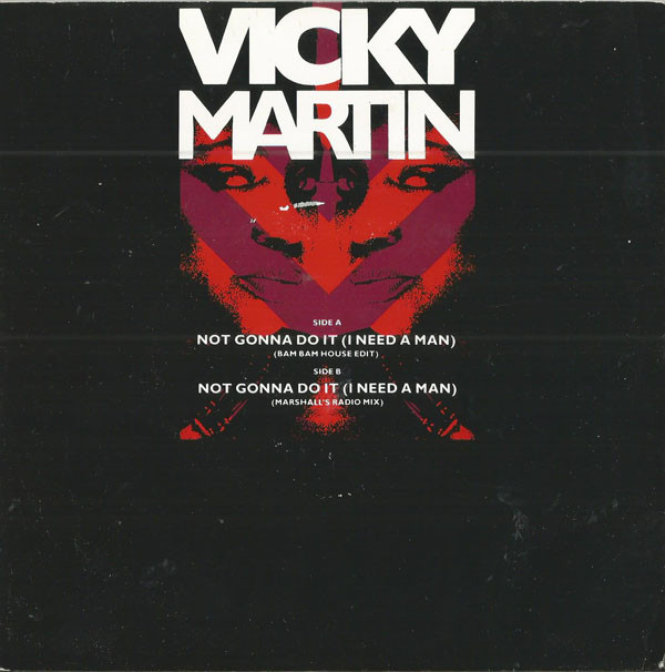Vicky Martin - Not Gonna Do It (I Need A Man) - Used Vinyl Record 7" image 1