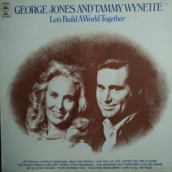 George Jones & Tammy - Let's Build A World Together - Used Vinyl Record image 1