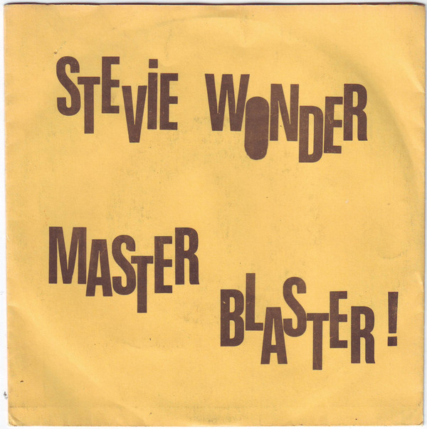 Stevie Wonder - Master Blaster (Jammin') - Used Vinyl Record 7" image 1
