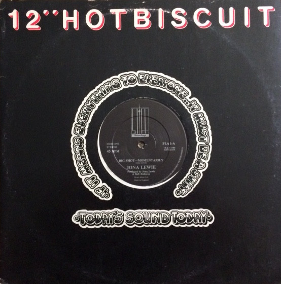 Jona Lewie - Big Shot - Momentarily - Used Vinyl Record 12" image 1