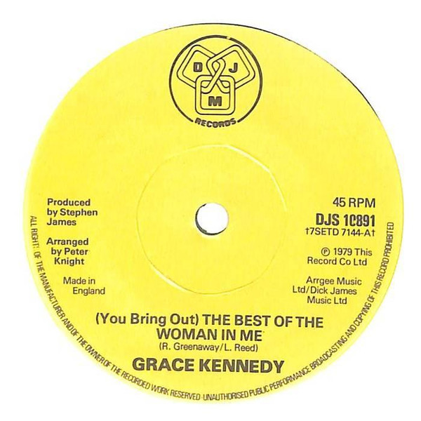 Grace Kennedy - (You Bring Out) The Best Of The Woman In Me - Used Vin image 1