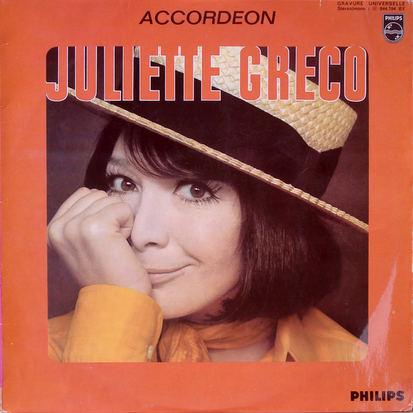 Juliette Greco - Accordeon - Used Vinyl Record image 1