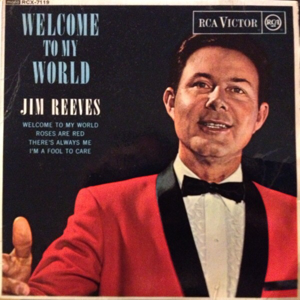Jim Reeves - Welcome To My World - Used Vinyl Record 7" image 1