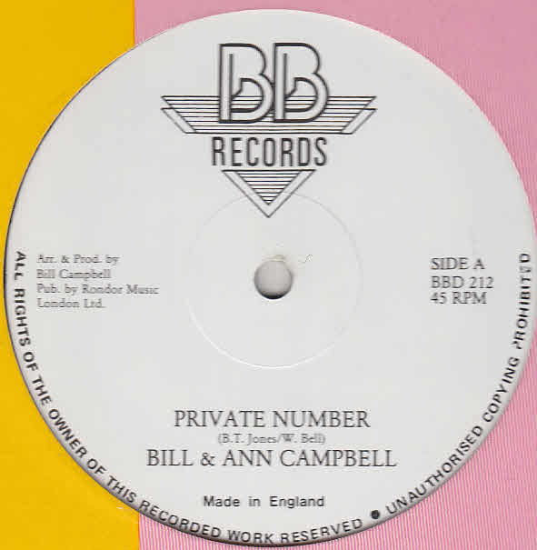 Private Number / Come On Girl