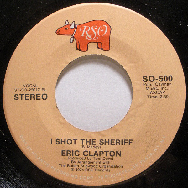 Eric Clapton - I Shot The Sheriff - Used Vinyl Record 7" image 1