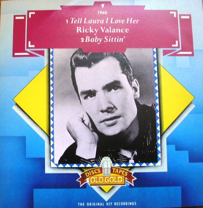 Ricky Valance - Tell Laura I Love Her / Baby Sittin' - Used Vinyl Reco image 1