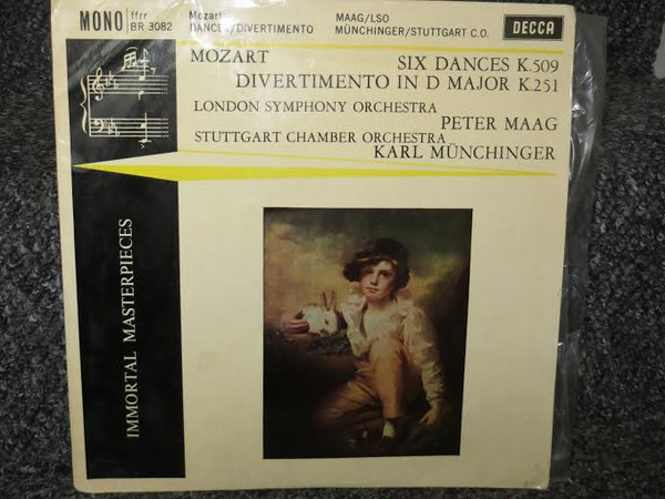 Mozart Six Dances K509/ Divertimento In D Major K 251