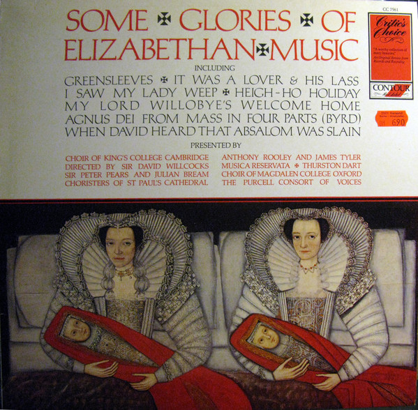 Various - Some Glories Of Elizabethan Music - Used Vinyl Record image 1