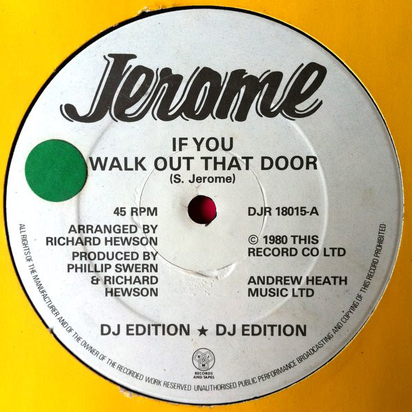 If You Walk Out That Door (DJ Edition)