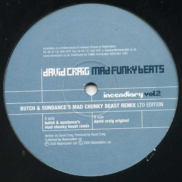 David Craig - Mad Funky Beats - Used Vinyl Record 12" image 1