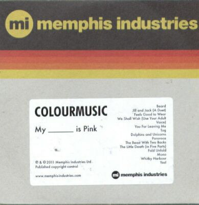 Colourmusic - My _____ Is Pink - Used CD image 1