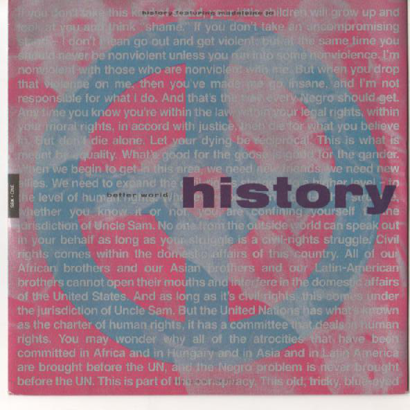 History - Better World - Used Vinyl Record 7" image 1