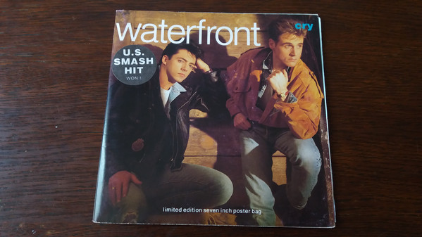 Waterfront - Cry - Used Vinyl Record 7" image 1