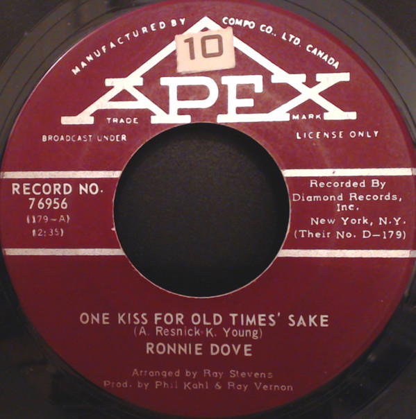 One Kiss For Old Times' Sake / Bluebird