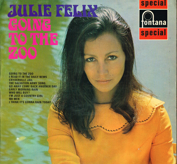 Julie Felix - Going To The Zoo - Used Vinyl Record Album image 1