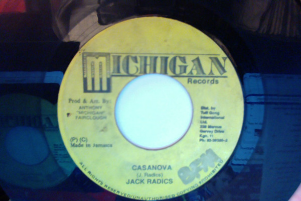 Jack Radics - Casanova - Used Vinyl Record 7" image 1