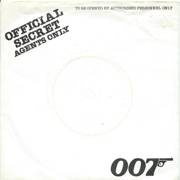 007 James Bond - A Message from Bond - Used Vinyl Record 7"