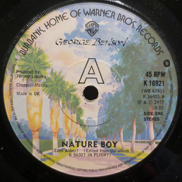 George Benson - Nature Boy - Used Vinyl Record 7" image 1